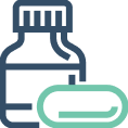 A bottle of medication